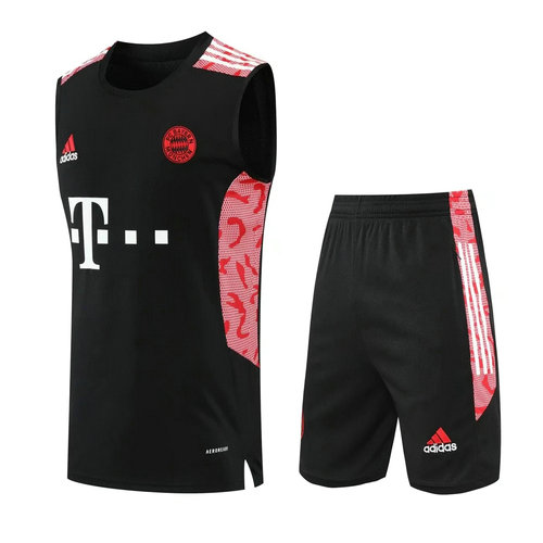 pantaloncini + canotta bayern munich 2022-2023 nero uomo