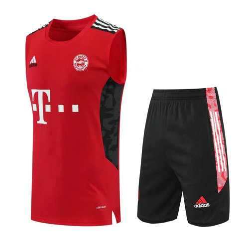 pantaloncini + canotta bayern munich 2022-2023 rosso uomo