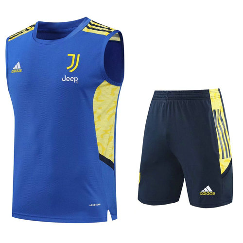 pantaloncini + canotta juve 2022-2023 blu uomo