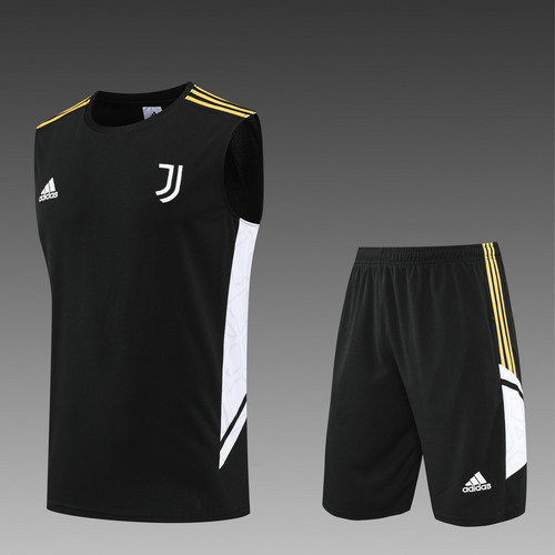 pantaloni + gilet juventus nero 2022-2023 uomo