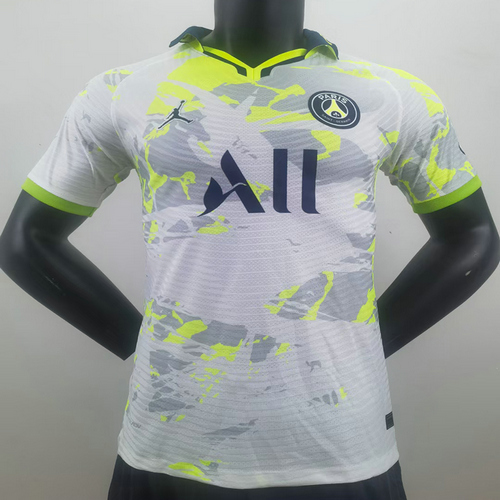 player version classic edition maglia psg bianco verde 2022-2023 uomo