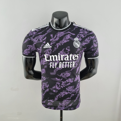 player version classic edition maglia real madrid viola nero 2022-2023 uomo