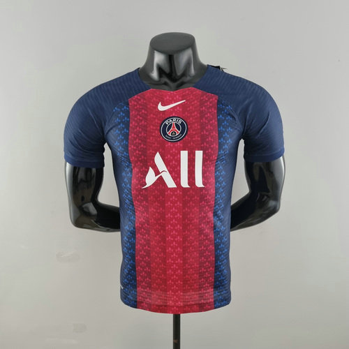 player version joint version maglia psg rosso & blu 2022-2023 uomo