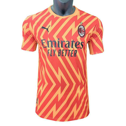 player version maglia ac milan portiere 2023-2024 arancia uomo