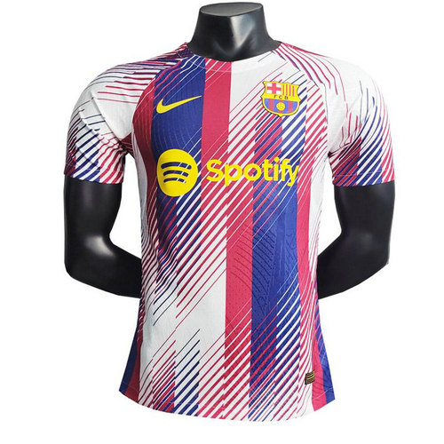 player version maglia barcellona pre-matc edizione 2023-2024 uomo