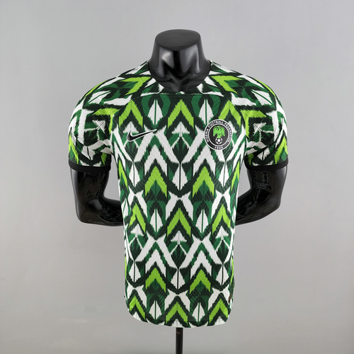 player version maglia nigeria bianco verde 2022-2023 uomo