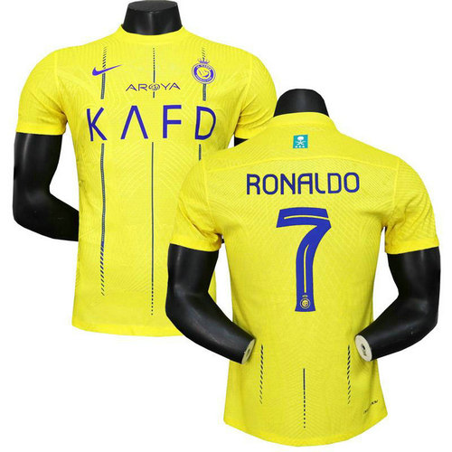 player version maglia ronaldo 7 al-nassr fc prima 2023-2024 uomo