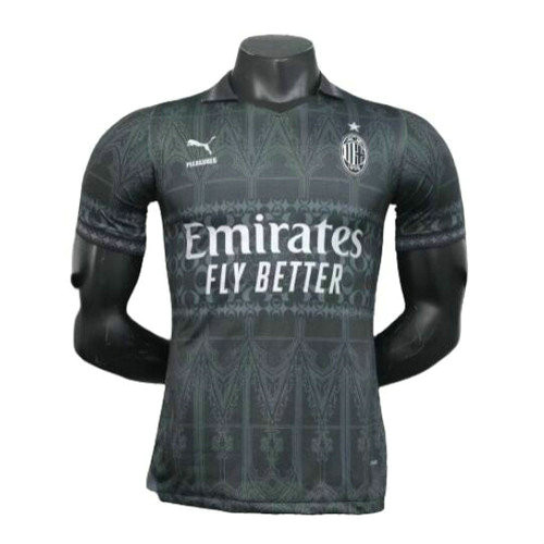 player version nero maglia ac milan speciale eefa2 2023-2024 uomo