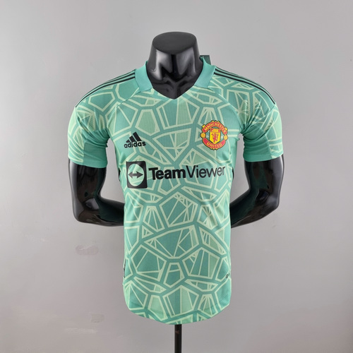 player version portiere maglia manchester united verde 2022-2023 uomo