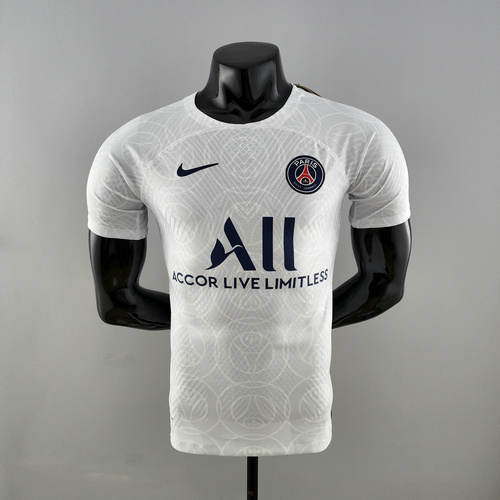 player version pre-game maglia psg bianco 2022-2023 uomo