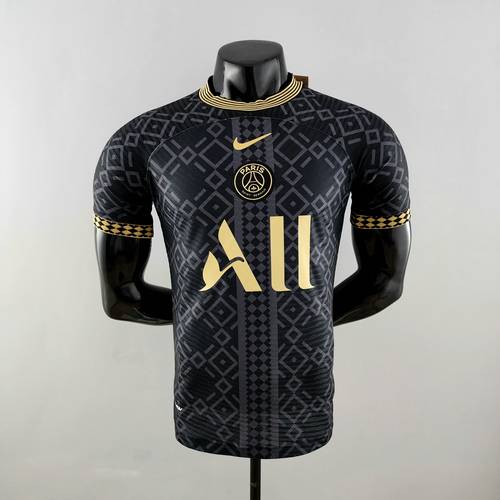 player version special edition 222 maglia psg oro nero 2022-2023 uomo