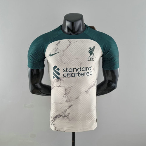 player version special edition maglia liverpool bianco e nero 2022-2023 uomo