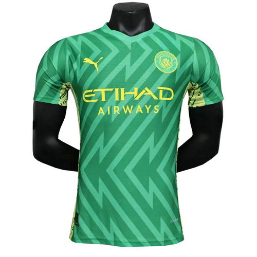 player version verde maglia manchester city portiere 2023-2024 uomo