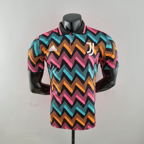 polo maglia juve geometria del colore 2022-2023 uomo