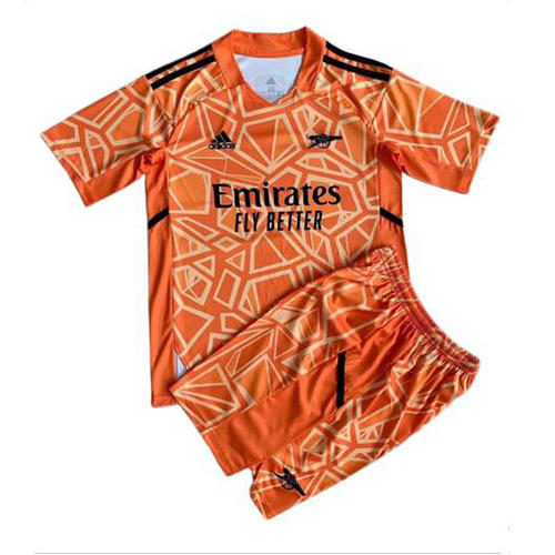 portiere maglia arsenal arancia 2022-2023 bambino