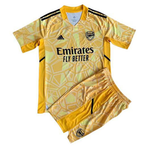 portiere maglia arsenal giallo 2022-2023 bambino