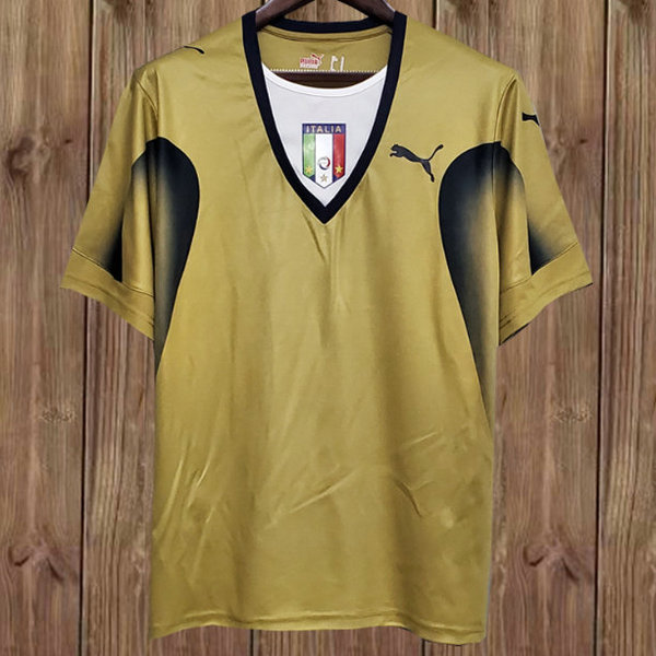 portiere maglia italia 2006 giallo uomo