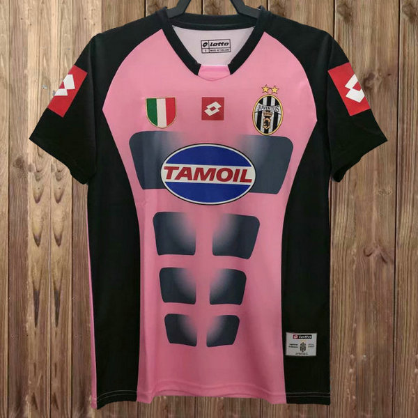 portiere maglia juventus 2002-2003 rosa uomo