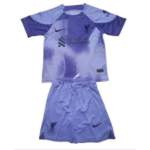 portiere maglia liverpool viola 2022-2023 bambino