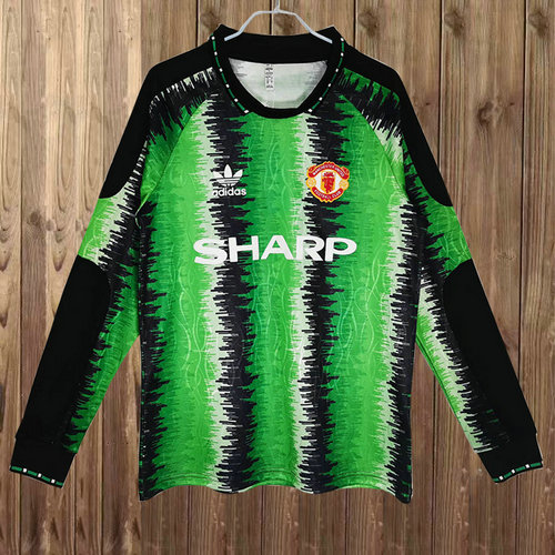 portiere maglia manchester united 1990-1991 manica lunga uomo