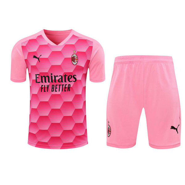 portiere maglie+pantaloncini ac milan 2021 rosa uomo