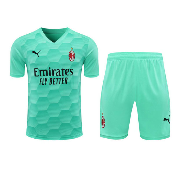 portiere maglie+pantaloncini ac milan 2021 verde uomo