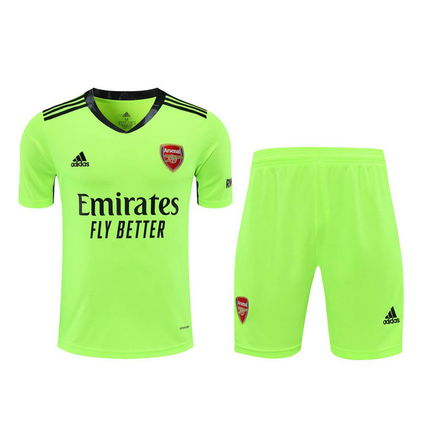 portiere maglie+pantaloncini arsenal 2021 verde uomo