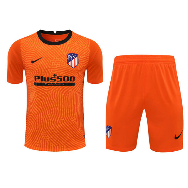 portiere maglie+pantaloncini atlético madrid 2021 arancione uomo