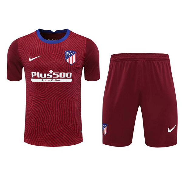 portiere maglie+pantaloncini atlético madrid 2021 rosso uomo