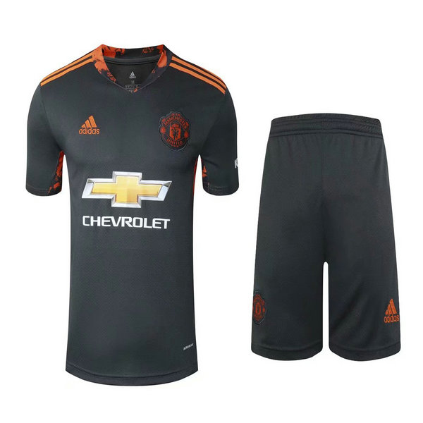 portiere maglie+pantaloncini manchester united 2021 nero uomo