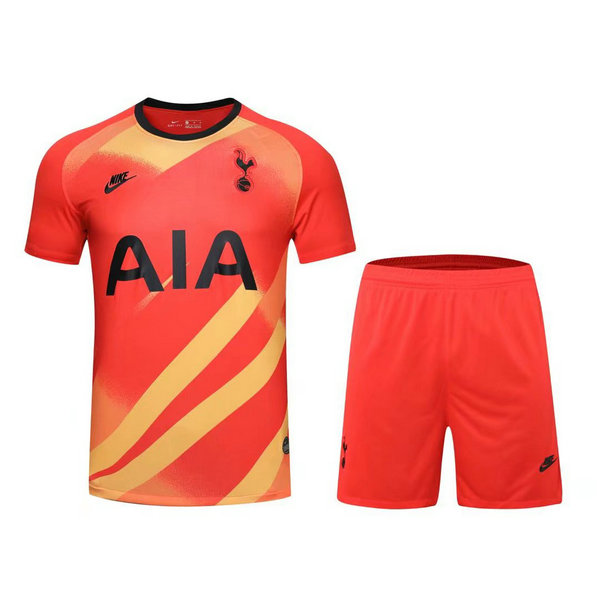 portiere maglie+pantaloncini tottenham hotspur 2021 arancione uomo