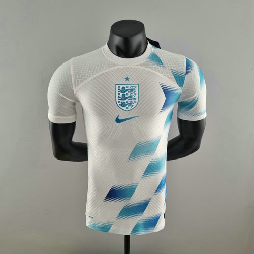 pre-match maglia inghilterra bianco blu 2022-2023 uomo