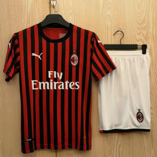 prima completo maglia ac milan 2019-2020 uomo