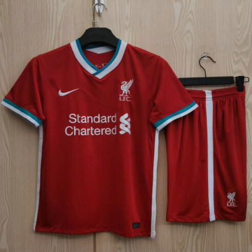 prima completo maglia liverpool 2020-2021 uomo