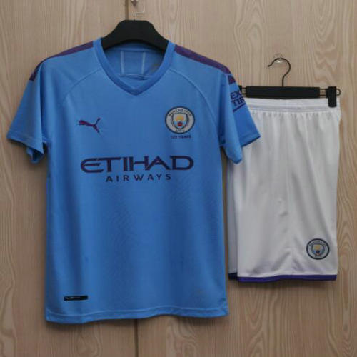 prima completo maglia manchester city 2019-2020 uomo