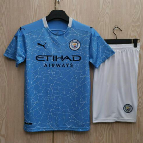 prima completo maglia manchester city 2020-2021 uomo