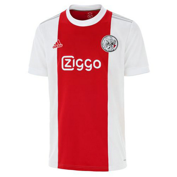 prima divisa maglia ajax 2021 2022 rosso bianco uomo