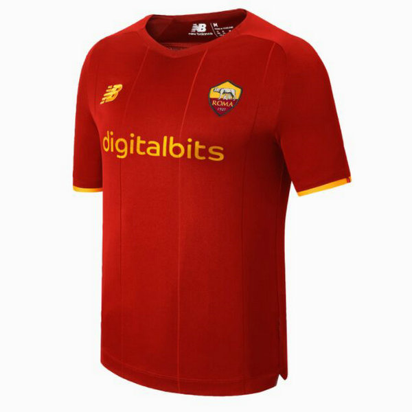 prima divisa maglia as roma 2021 2022 rosso uomo