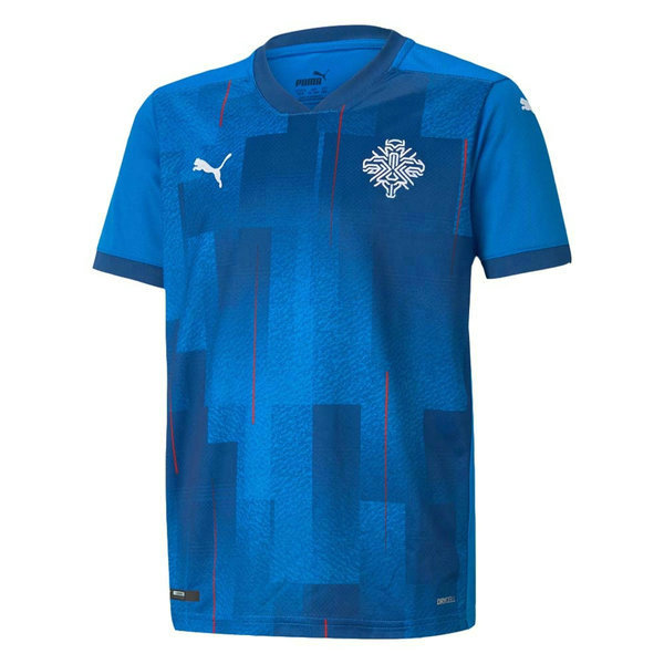 prima divisa maglia islanda 2021 2022 blu uomo