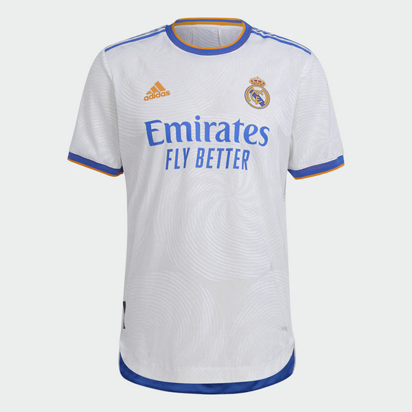 prima divisa maglia real madrid 2021 2022 bianco uomo