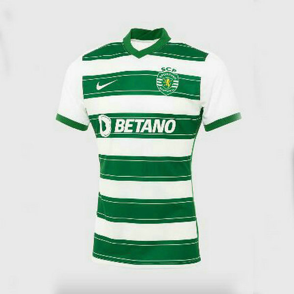 prima divisa maglia sporting lisbona 2021 2022 verde bianco uomo