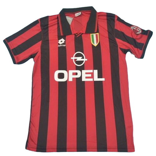 prima maglia ac milan 1996 rosso uomo