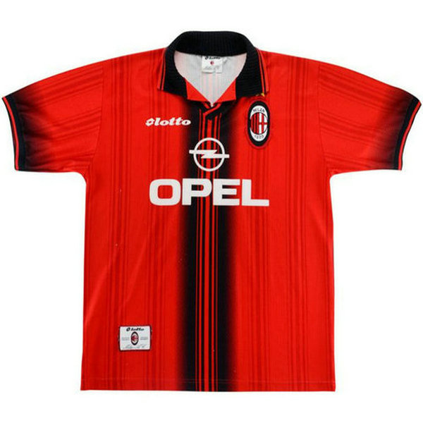 prima maglia ac milan 1997-1998 rosso uomo