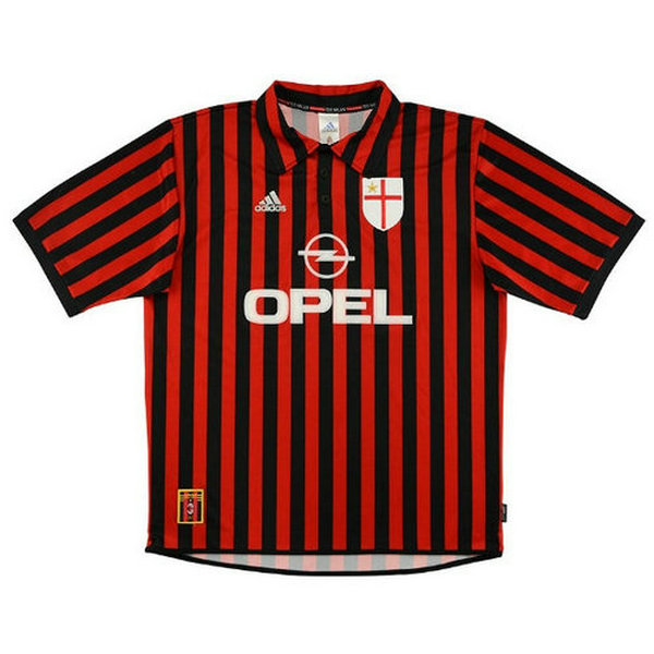 prima maglia ac milan 1999-2000 rosso uomo