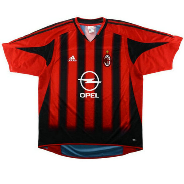 prima maglia ac milan 2004-2005 rosso uomo