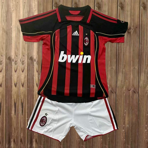 prima maglia ac milan 2006-2007 bambino