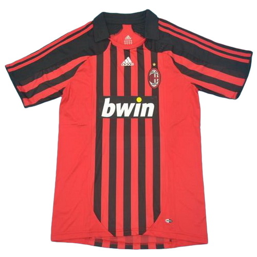 prima maglia ac milan 2007-2008 rosso uomo