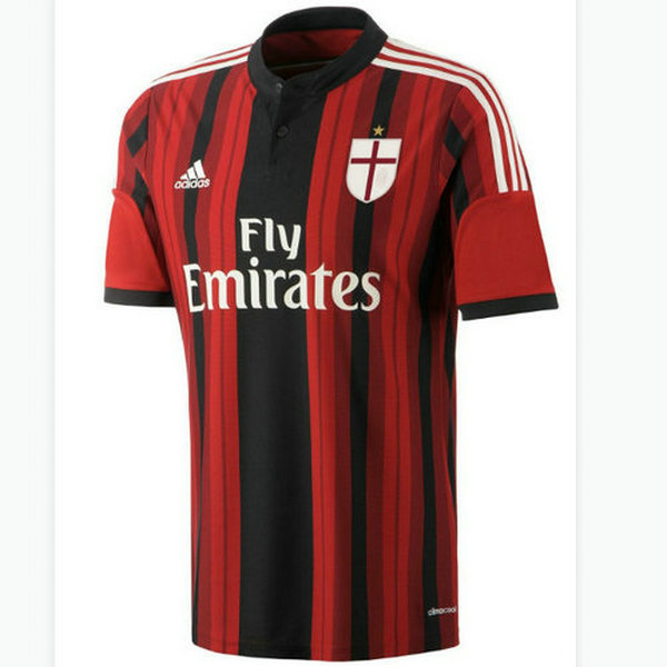 prima maglia ac milan 2014-2015 rosso uomo