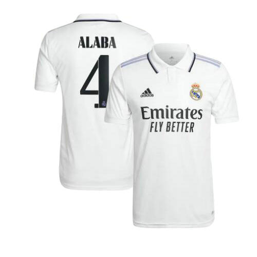 prima maglia alaba 4 real madrid 2022-2023 uomo