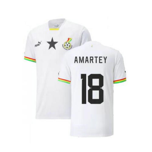 prima maglia amartey 18 ghana 2022 uomo